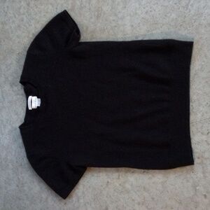 Black Cashmere Top Juniors Small